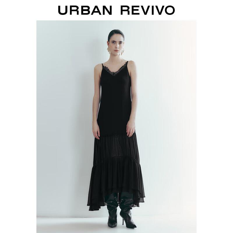 

UR 2025 Women s Retro Lace Drape Cami Dress S