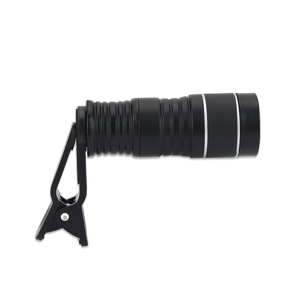 Outdoor Mini Portable 12 Times Focusing Phone Monoculer Smartphone Telescope (Silver)