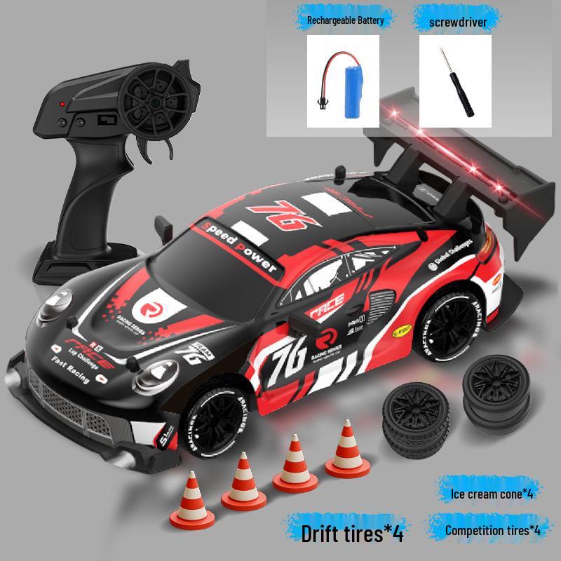 Four-Wheel Drive High-Speed Drift RC Car, Drop-Resistant, 2.4G Remote Controlled, Speed Control Toy.