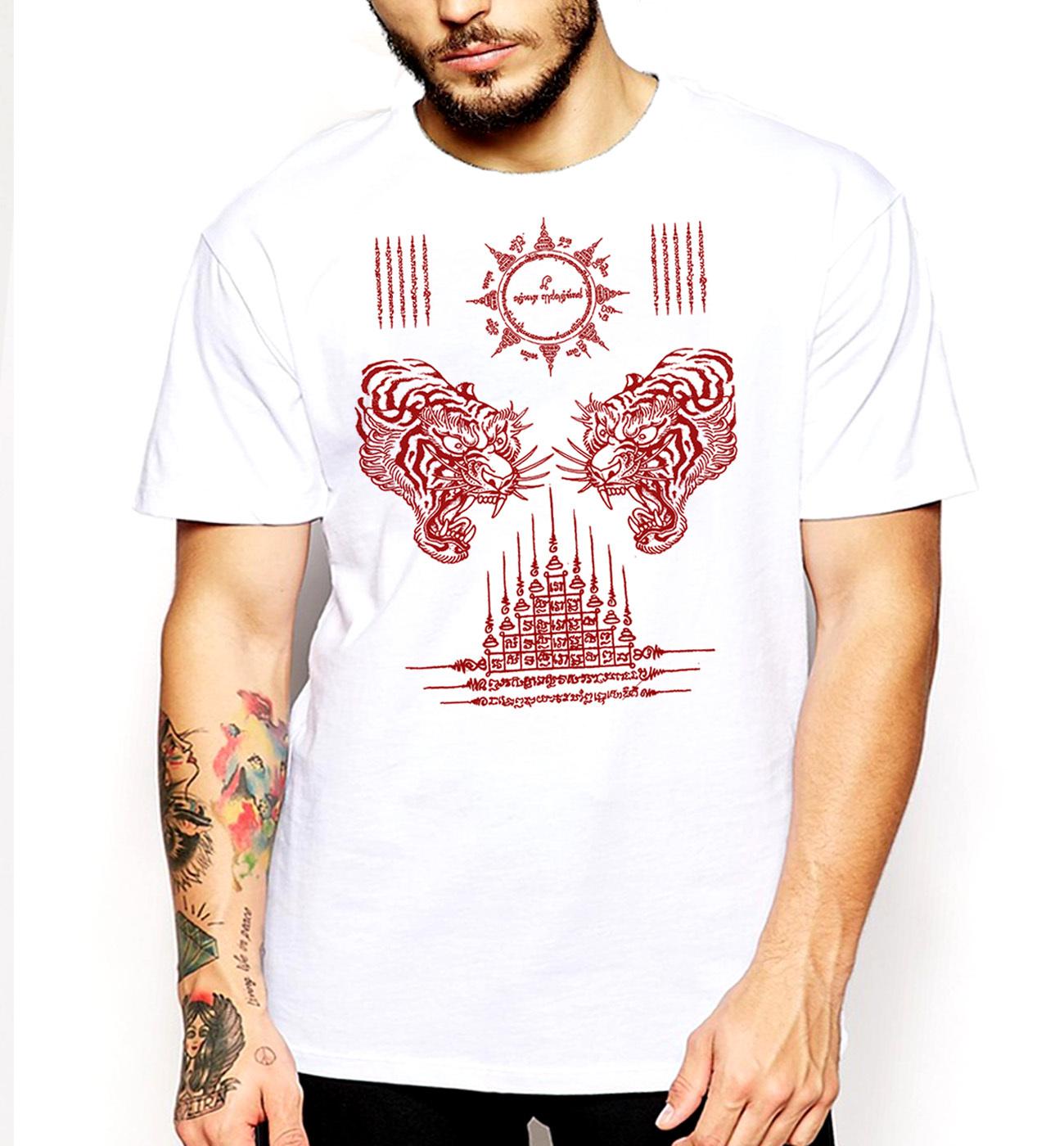 Thai Boxing T-shirt Muay Thai Martial Arts UFC MMA Kickboxing Men Cotton Tee XXXXL