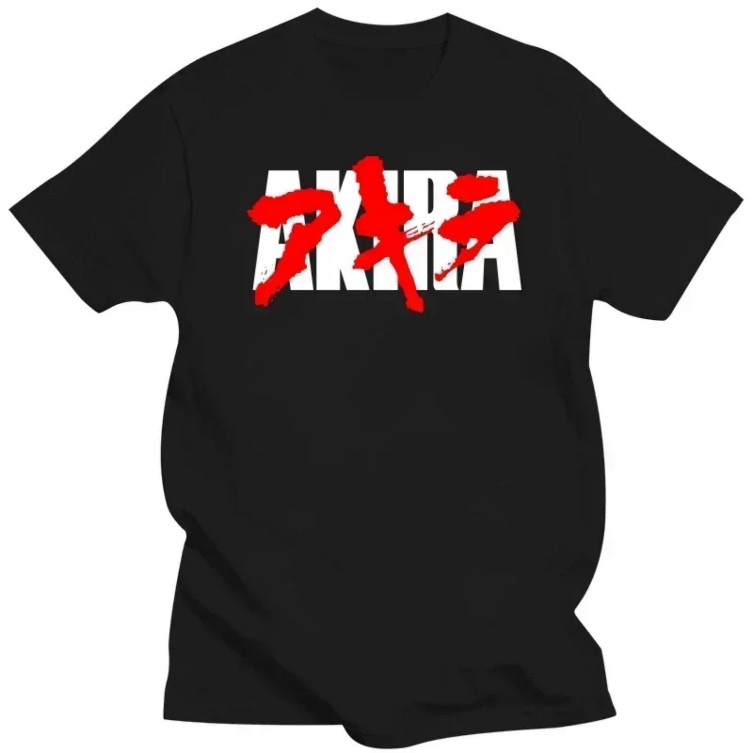 

Manga T-shirt Men Women Anime Neo Tokyo Akira Movie Science Fiction Shotaro Kaneda Wash Tshirt Washed Vintage T Shirts Mal XXXXXL чорний