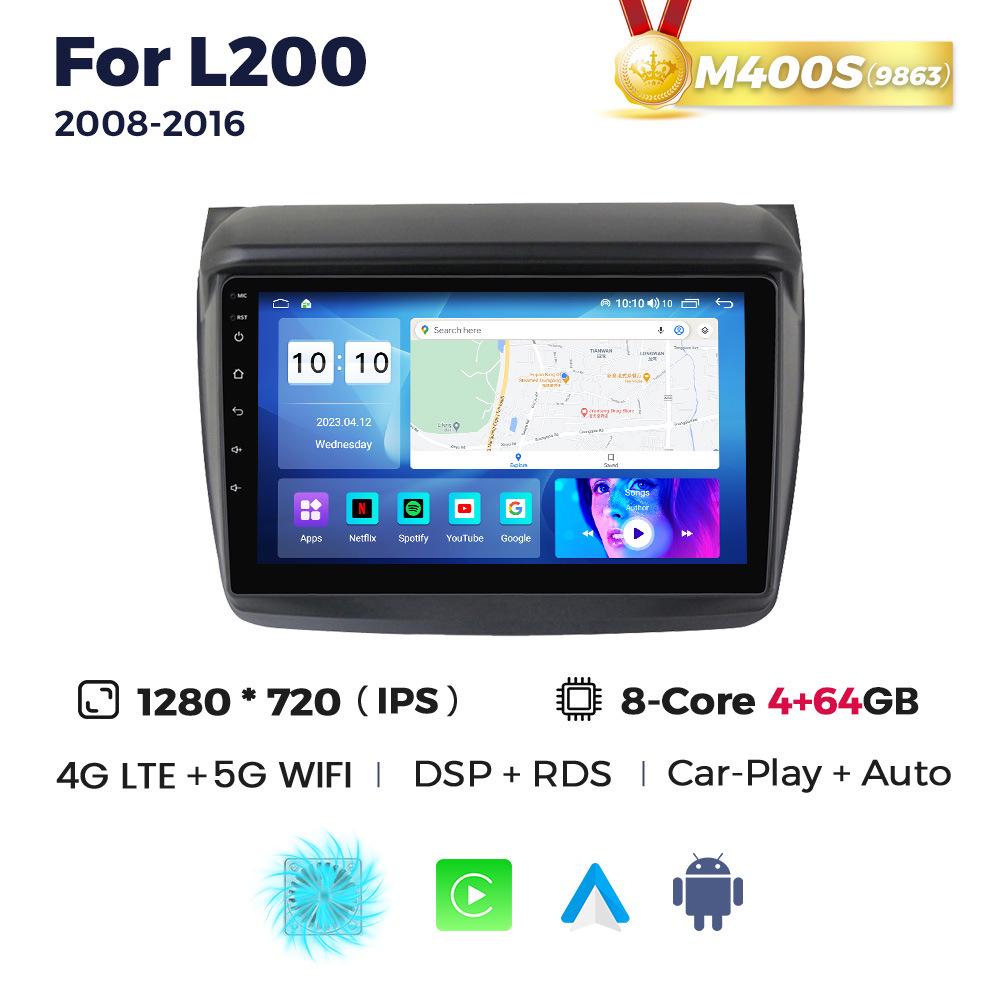 Mitsubishi Pajero Sport/L200 Android Navigation Mainboard with CarPlay Compatibility