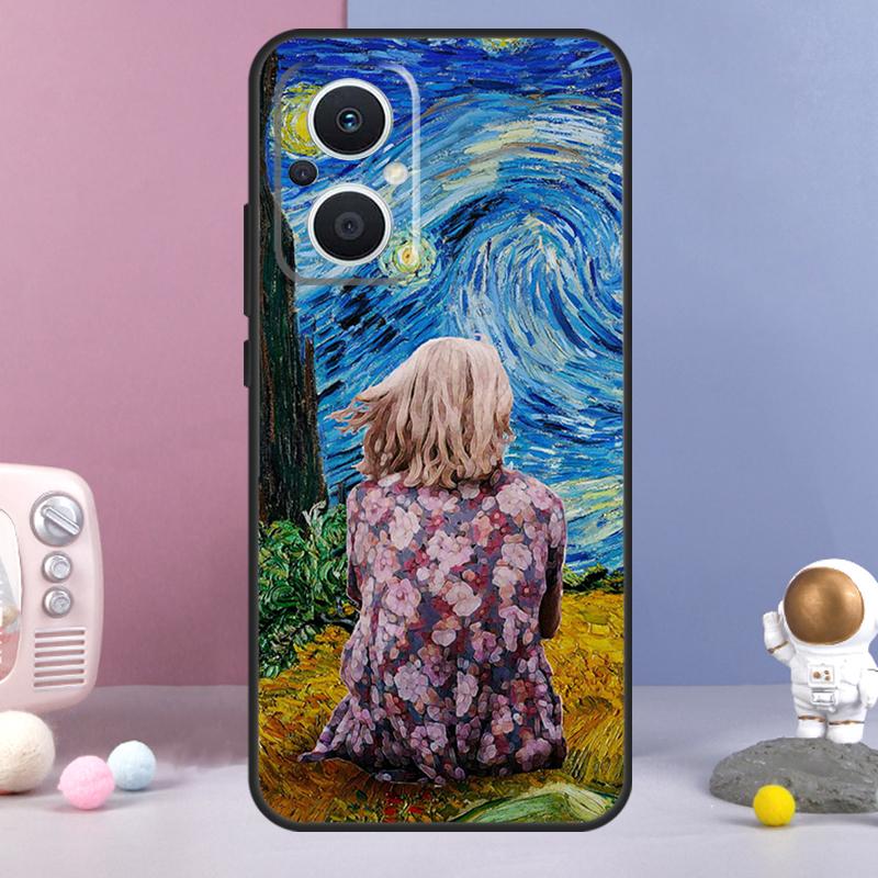 Peintures Nuit étoilée Van Gogh Coque Pour OPPO Reno 13 F 11F 12F 14F 10 11 12 14 Pro 7 8 Lite OPPO Find X6 X5 X8 X9 Pro Coque