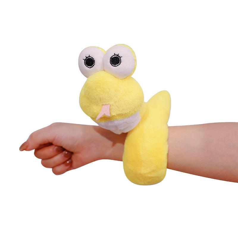 Cute Little Snake Popping Circle Plush Toy Adult Children Holiday Gift Bracelet Decorative Doll Birthday Gift
