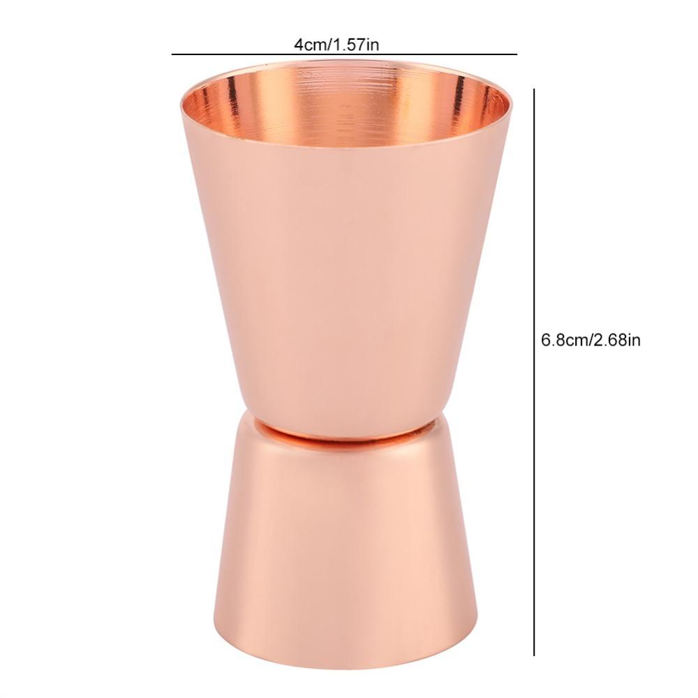 Stainless Steel Double Sided Jigger Double Head Design Liquor Measuring Cup Bar Measuring Cup  Bar