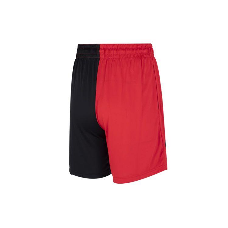 Nike Dry-Fit Asymmetrical Stripe Woven Shorts Men Bottoms Red DH7165-657
