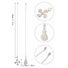 Metal Ceiling Fan Pull Chain Fan Shape Chandelier Pull Chain Fan Extension Chain  Decorative