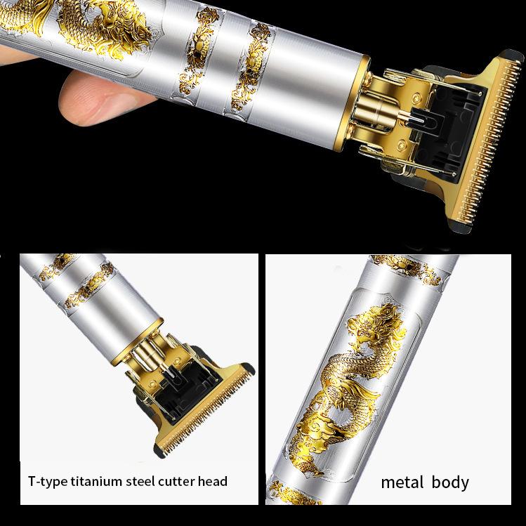 Electric Hair Clipper Professional USB Cordless Clipper Professional Beard Trimmer Haircut Grooming Kit Hair Cutting Machine
