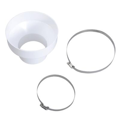 Riduttore Robusto per Tubo di Scarico 150 mm a 100 mm Include 2 Fascette Metalliche Conveniente per Raccordi Tubi Multiuso