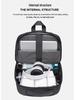Bange Men's Backpack: Large Capacity, Breathable, Casual Laptop Bag with USB for Students
