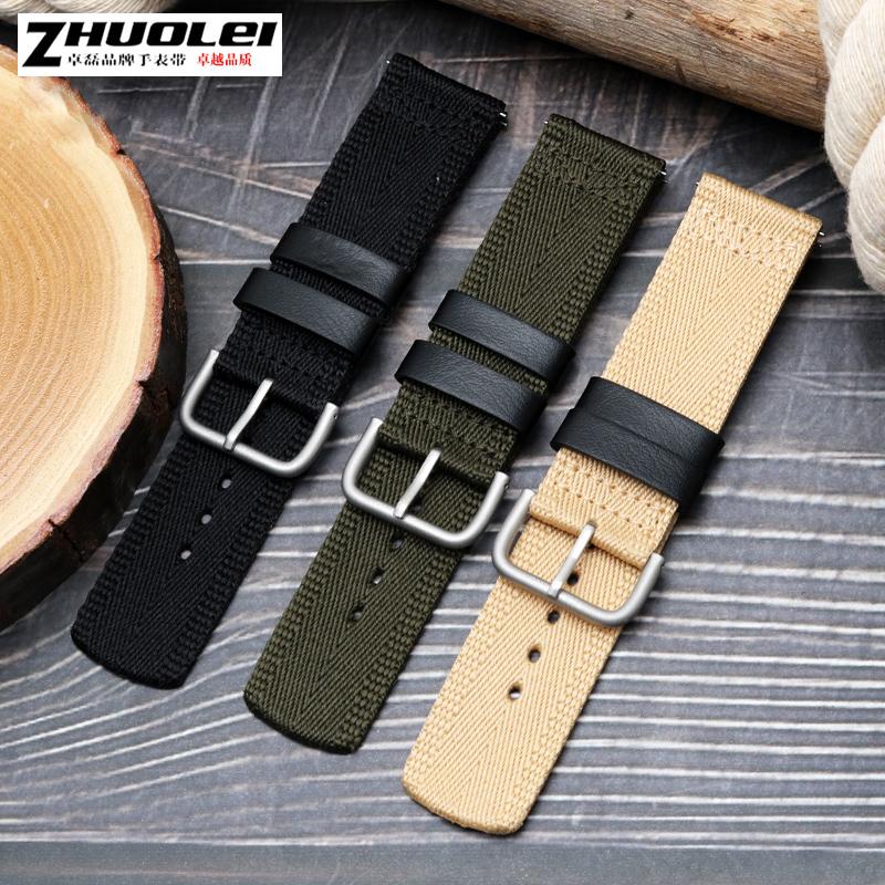 Voor Casio PRG-600YB PRG-650 PRW-6600 GA2000 Nylon Band Waterdichte Polshorlogeband Armband Nylon Horlogeband langere Band 24mm