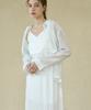 WIOE Roman Silky Sleeveless Dress_White