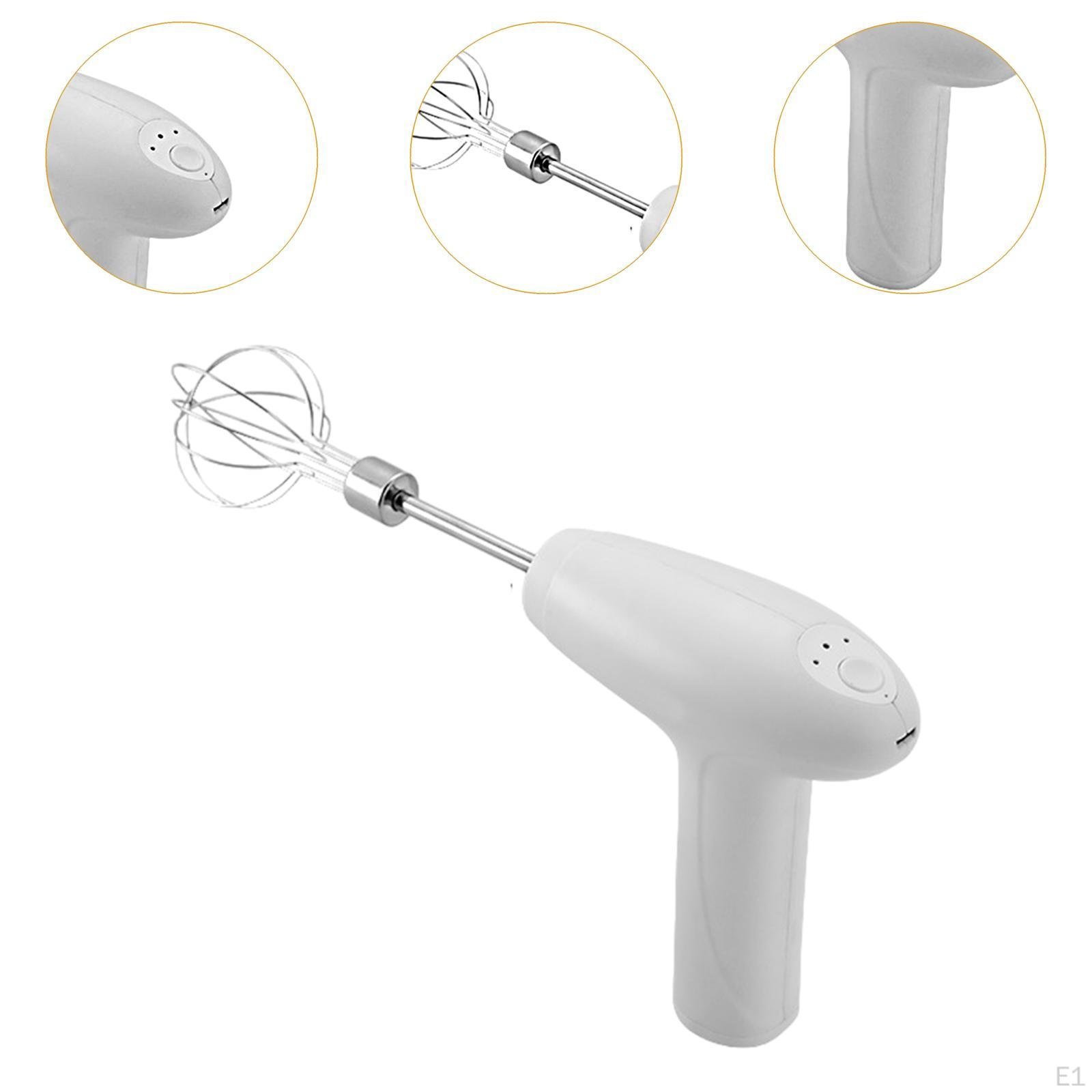 Электрический вспениватель молока Кофе с 3 скоростями Легкоочищаемый венчик для взбивания — фото 3