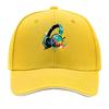 Abstract Neon Headphones Splash Artw Sandwich Baseball Cap Sun Cap Outdoor Workouts Hat