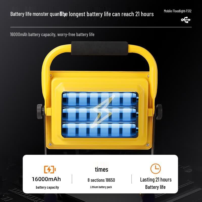 SupFire FS12 80W Rechargeable Outdoor LED Floodlight