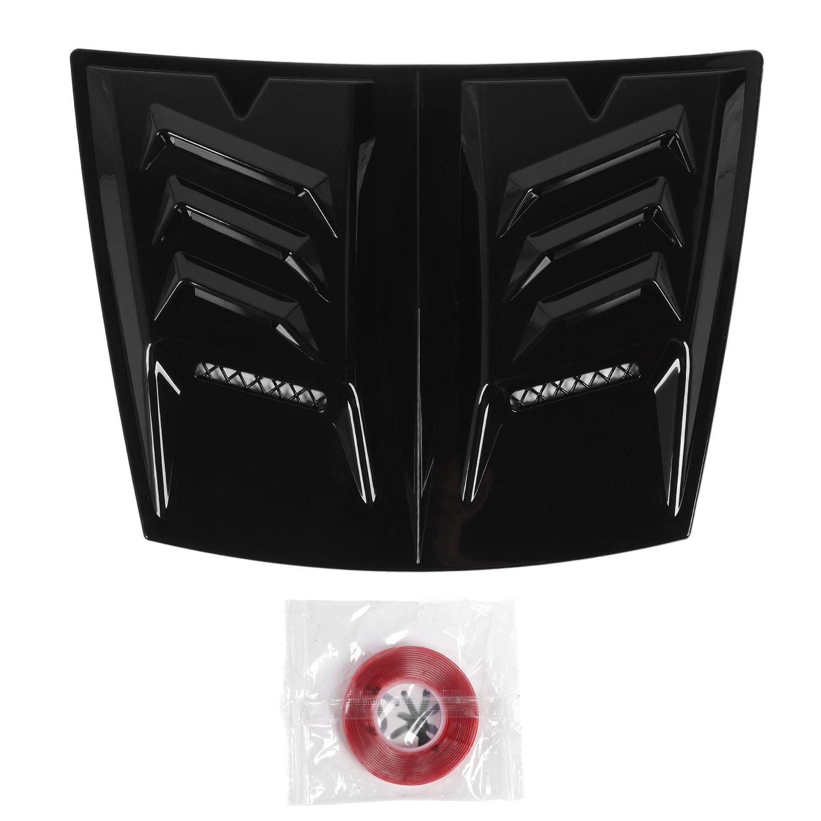 

Накладка на вентиляционное отверстие капота улучшает охлаждение двигателя, снижает сопротивление ветру, устойчива к царапинам, универсальная, подходит для Glossy Black