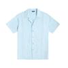 Mens Linen Style Short Sleeve Solid Shirts Casual Fit Formal Dress Top Tee Shirt