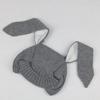 Soft Material Rabbit Beanie Long Floppy Ear Earflap Cap Comfortable Toddler Beanie  Winter Warmth