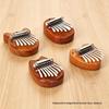 8-Key Mini Thumb Piano: Easy-Learn Solid Wood Kalimba Pendant - Cute Musical Gift