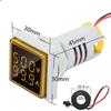 AC 50-500V 0-100A Square LED Digital Voltmeter Ammeter 110V 220V Voltage Current Meter Voltammeter Car Volt Amp Tester Detector