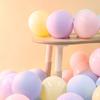 100 PCS Pastel Latex Balloons 12 Inches Macaron Candy Rainbow Assorted Color Latex Balloons Birthday Christmas Party Decorations