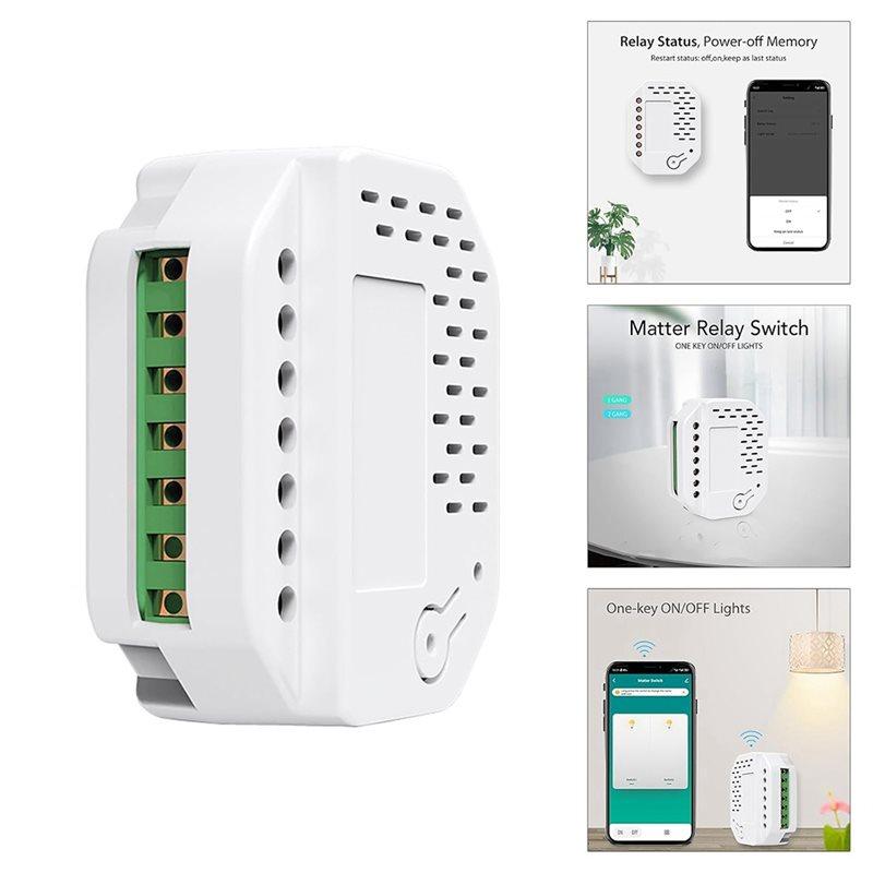 A84E-Intelligent Wall Switches Automation Module Matter Wifi Light Switches Relays Module
