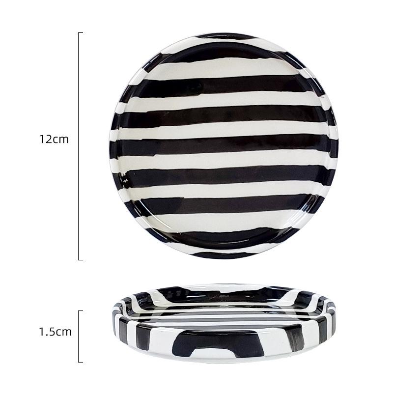 Керамический поднос для фруктов Высокий поднос Ретро Деревянный для хранения фруктовых закусок Гостиная Кофейный столик Крыльцо Декоративный поднос Домашний декор