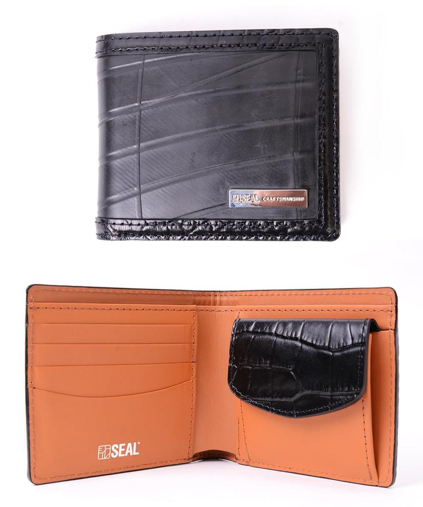 SEAL Bifold Wallet Wallet Waterproof Small Brand Genuine Leather Present Made in Japan Men's PS-120CC