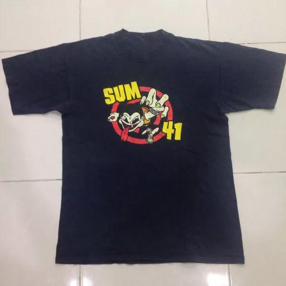 Классическая унисекс футболка группы Sum 41 Полный размер S-5XL Унисекс футболка XXXXL