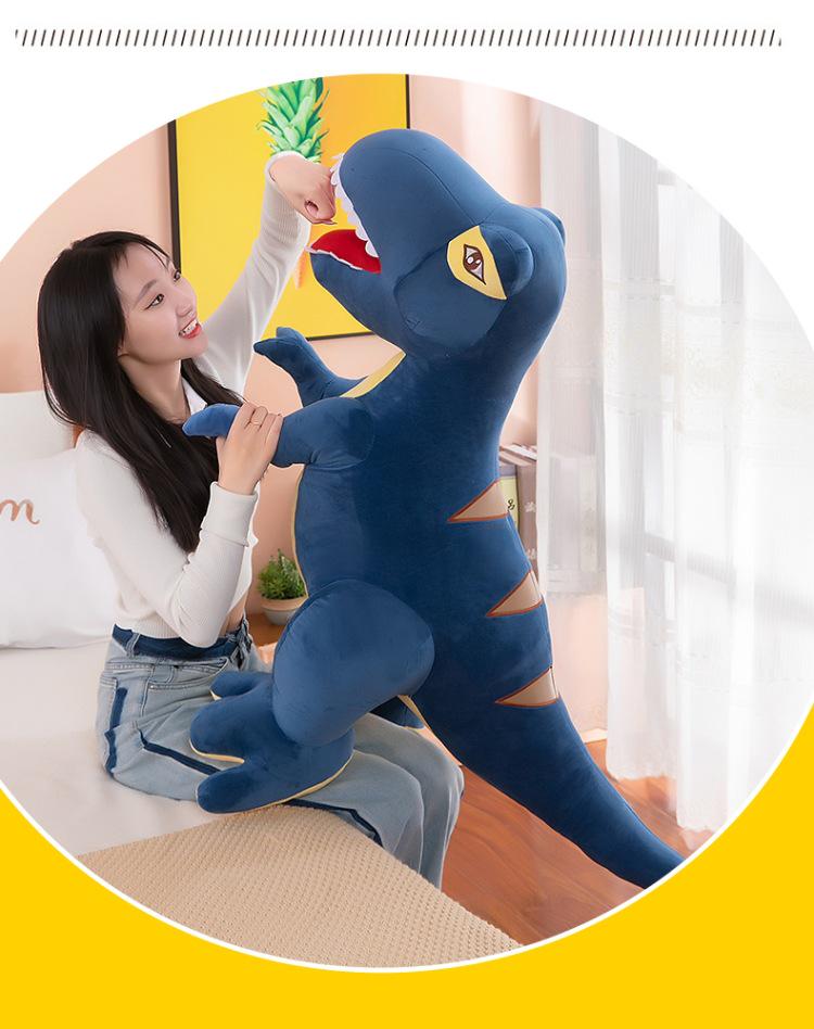 Large Tyrannosaurus Rex Plush Pillow - Cute Dinosaur Doll for Boys' Birthday