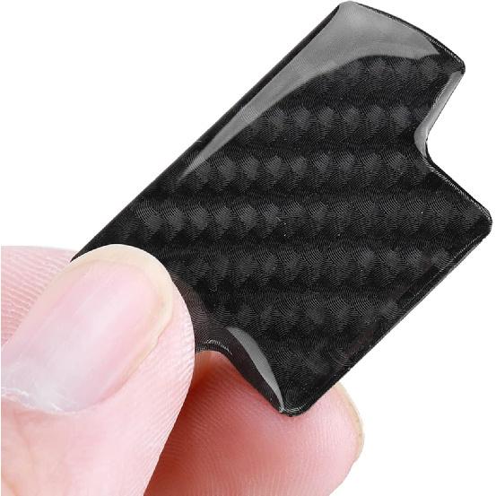Carbon Fiber Motorcycle Gas Tank Cap Pad Cover Sticker Decals Black Motorcycle Gas Cap Replacement for YZF R1 R6 FZ1 FZ6 FZ1000 FJR1300