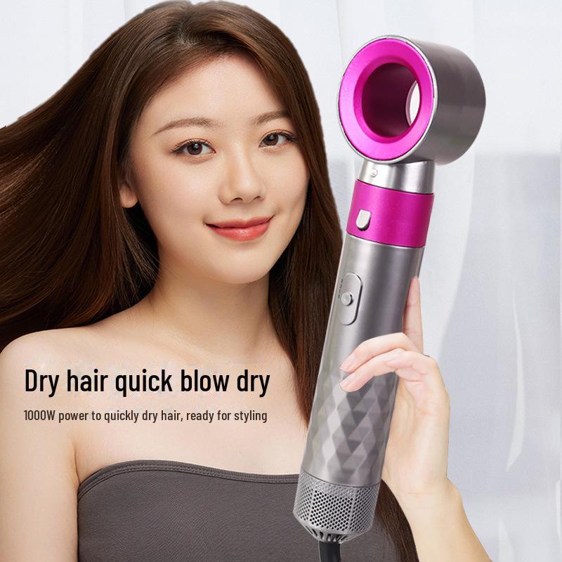 5-in-1 Dual-Purpose Hair Styling Tool: Hot Air Comb, Straightener, Curling Iron & Curler