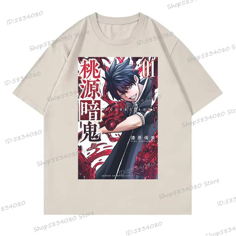 Summer Short Sleeve Tshirt Tougen Anki Anime Tshirts Tops Anime Gifts Harajuku Streetwear Vintage Tees Unisexs Womens Clothing