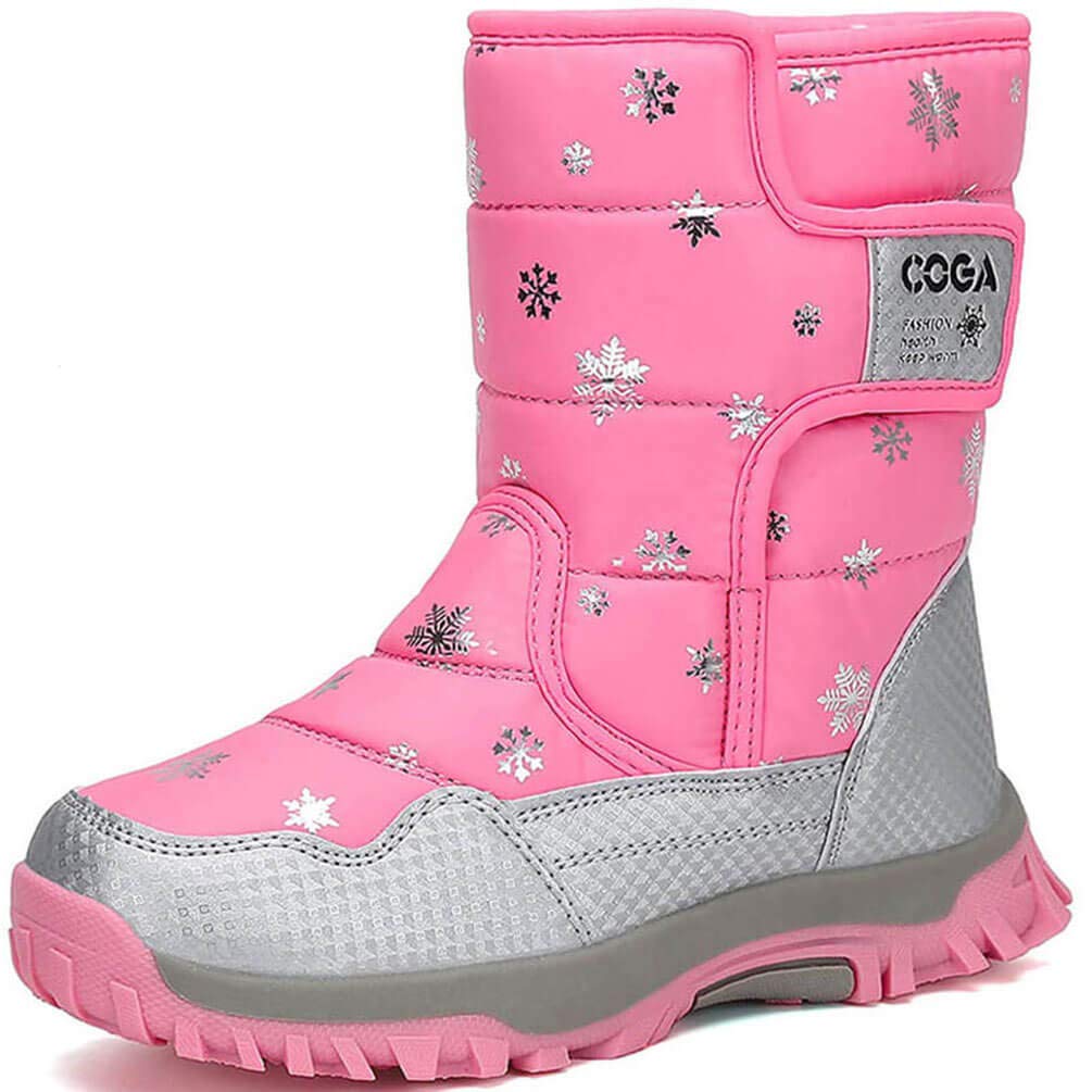 Meio Snow Junior Winter Shoes with Fleece and for Skiing and Outdoor for Boys and Girls Kids' Boots, Boots, Boots, Children's Lining, Waterproof,