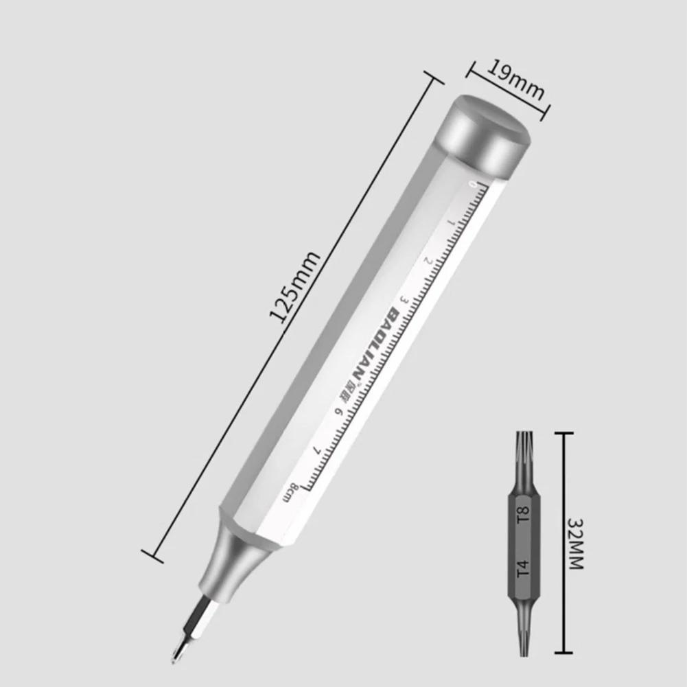 22 In 1 Manual Screwdriver Bits Precision Screwdriver Set Aluminum Alloy Plastic Handle Magnetic Repair Disassembly Tools