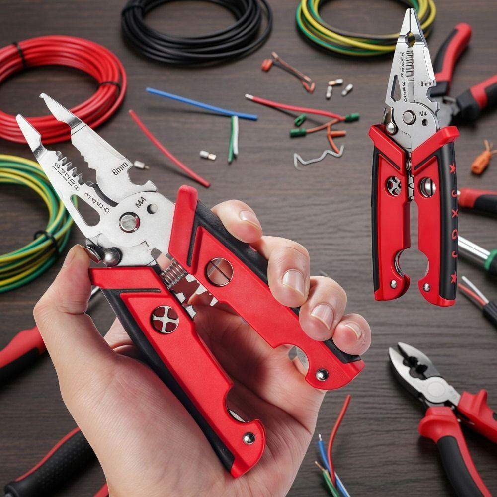 Wielofunkcyjne szczypce elektryczne Ręczne szczypce do rozdzielania Szczypce do zdejmowania izolacji Narzędzia elektryka