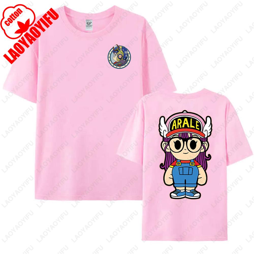 Cartoon Anime Little Girl Arale Graphic Tshirt Japanese Manga Printing Unisex Streetwear Kawaii Retro Trend Cool T Shirts Gifts