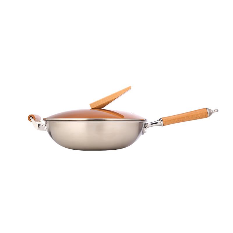Huoxiang HXG-CG087 32CM Wok with Wooden Handle