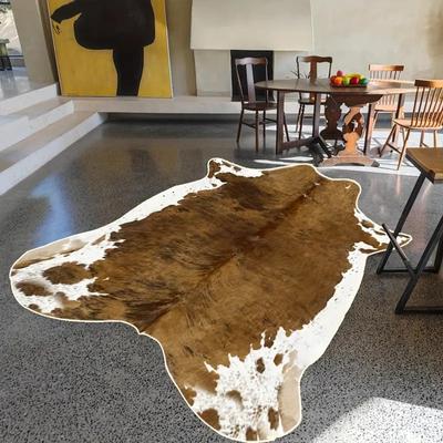 Imitation Animal Cowhide High Quality European and American Imitation Cashmere Suede Bottom Home Carpet
