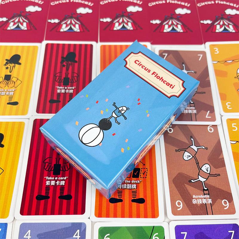 Circus Flohcati Gioco di Carte Reiner Knizia per 2-5 Giocatori