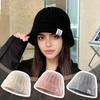 Women'S Winter Warm Fisherman Hat - Lightweight Warm Beanie Vintage Trendy Female Solid Color Winter Wool Fisherman Hat Warm Cap