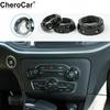 Carbon Fiber Air Conditioner Switch Panel Trim for Dodge Challenger Charger 15+