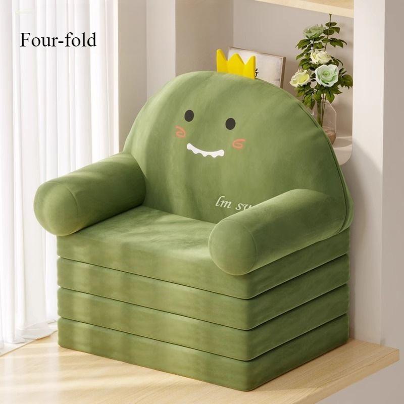 1 Peça sofá-cama preguiçoso, cadeira de encosto, cadeira de encosto dobrável, sala de estar, quarto, varanda, reclinável e para dormir individual