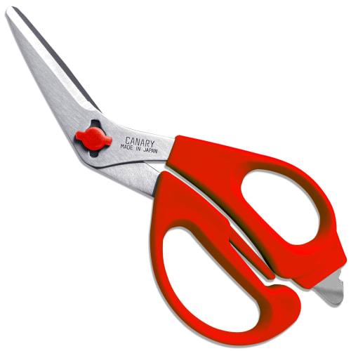 Hasegawa Cutlery Scissors, Housewife's Choice Kitchen Scissors, Red, FK-190