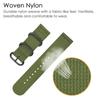 20mm Horlogeband 22mm Universele Horlogeband Sport Nylon Canvas Geweven Riem Verstelbare Band Outdoor Gereedschap Kampeeruitrusting
