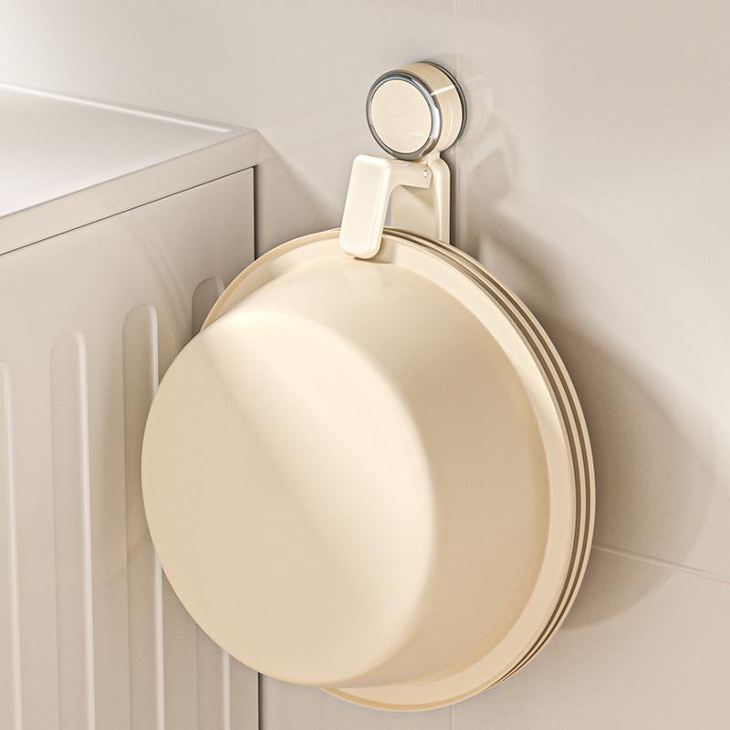 Suction Cup Basin Rack HookNo-drilling Kitchen Wall-mounted Cutting Board Basket Storage Rack