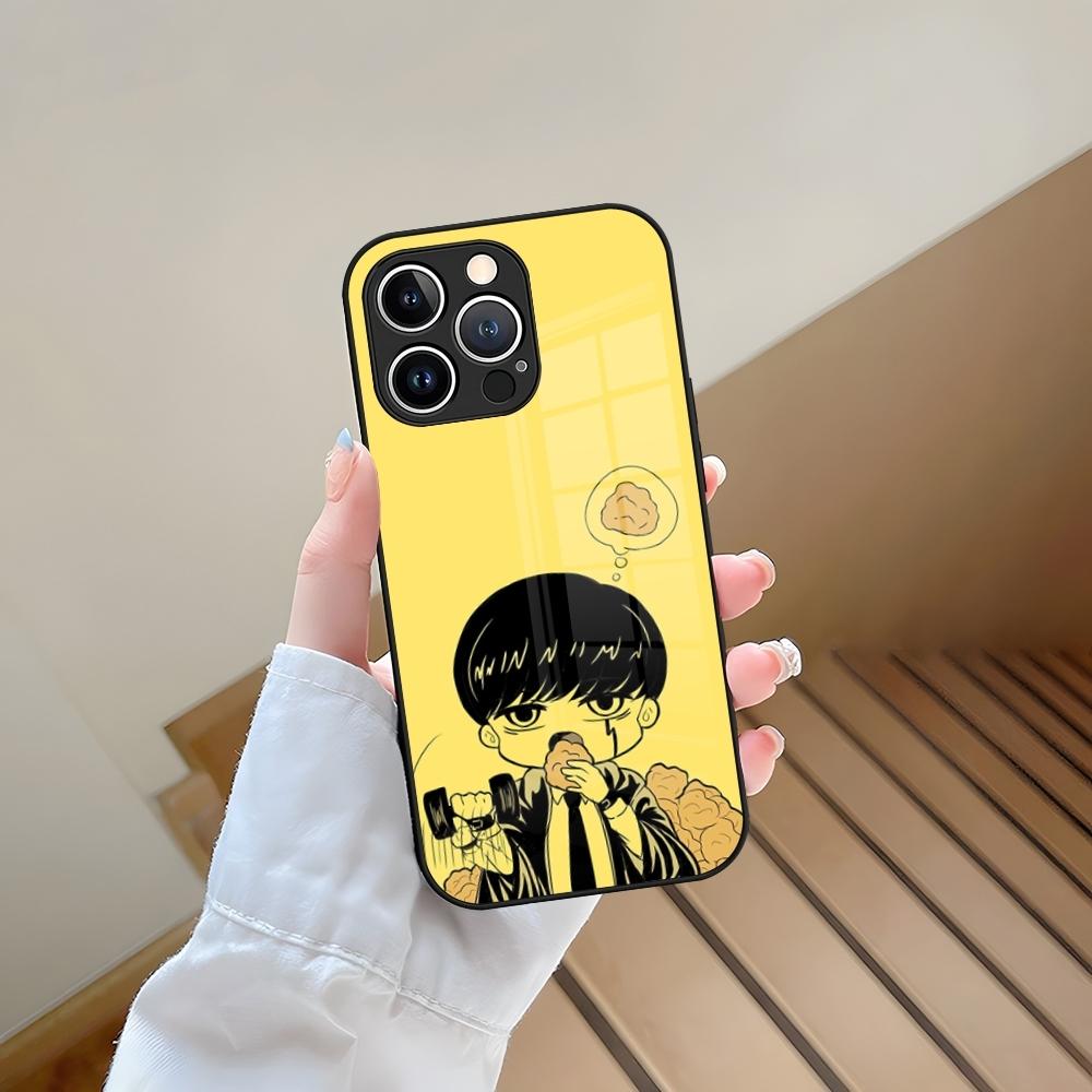 

Mashle Magic And Muscles Phone Case Tempered Glass For IPhone 13 17 15 16 14 12 11 Pro Max Plus Mini XR XS SE2020 Coque iPhone 13 Pro