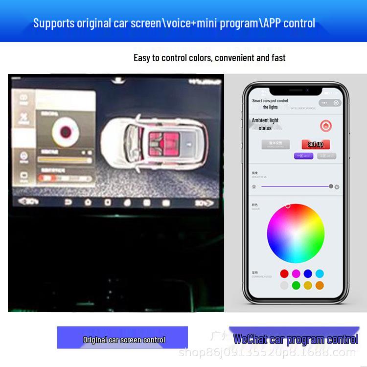 BYD Tang DM-i/EV Colorful Dynamic Ambient Car Interior Lighting