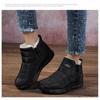 Cotton Shoes, Women's Plus Size Snow Boots, Men's and Women's Couple with Plush and Thick Cotton Boots