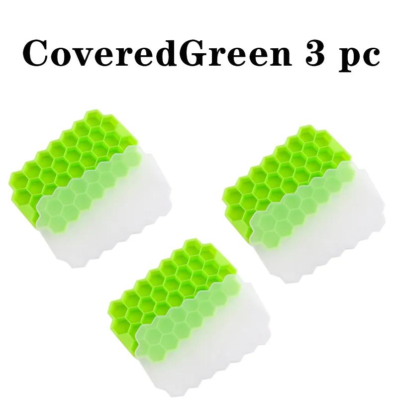 1/2/3/5Pcs Large Capacity Ice Tray Silicone Molds Honeycomb Ice Cube Molds For Chilled Drinks Whiskey Cocktails Food